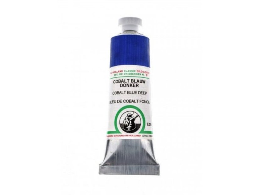 Olejová barva Old Hollan E38 Cobalt Blue Deep - Objem barvy OH E: 40 ml