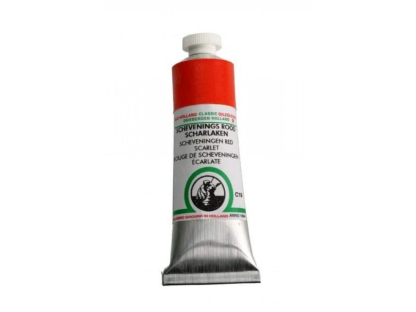 Olejová barva Old Holland C19 Scheveningen Red Scarlet - Objem barvy OH C: 125 ml