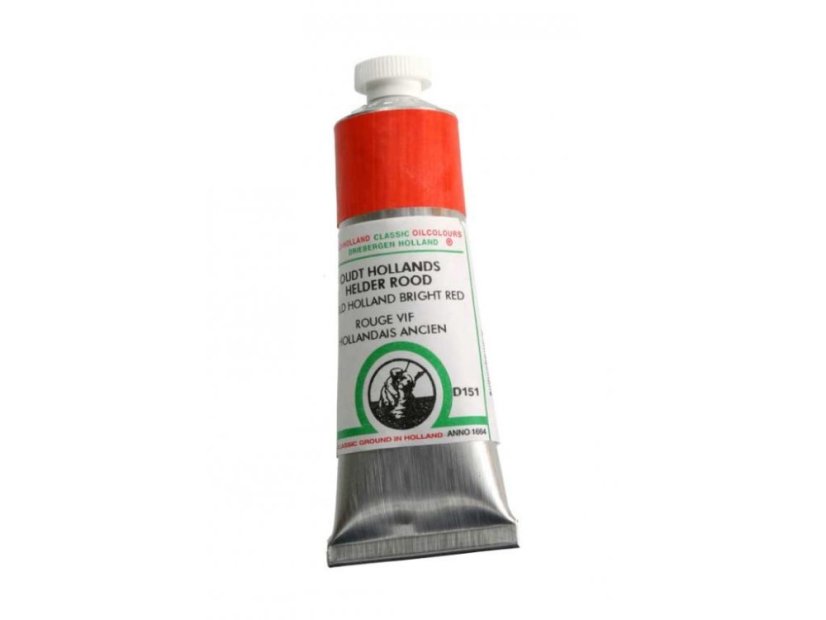 Olejová barva Old Holland D151 Old Holland Bright red - Objem barvy OH D: 125 ml