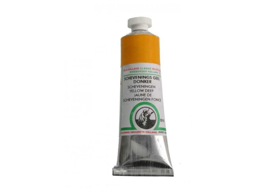 Olejová barva Old Holland D15 Scheveningen yellow deep - Objem barvy OH D: 40 ml
