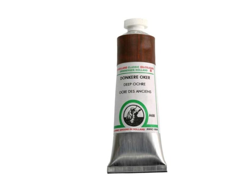 Olejová barva Old Holland A68 Deep ochre - Zvolte variantu: 225 ml