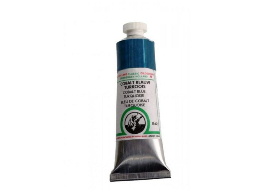 Olejová barva Old Holland E42 Cobalt Blue Turquoise - Objem barvy OH E: 225 ml
