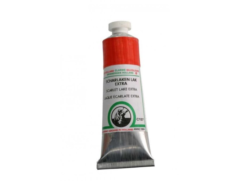 Olejová barva Old Holland C157 Scarlet lake extra - Objem barvy OH C: 40 ml