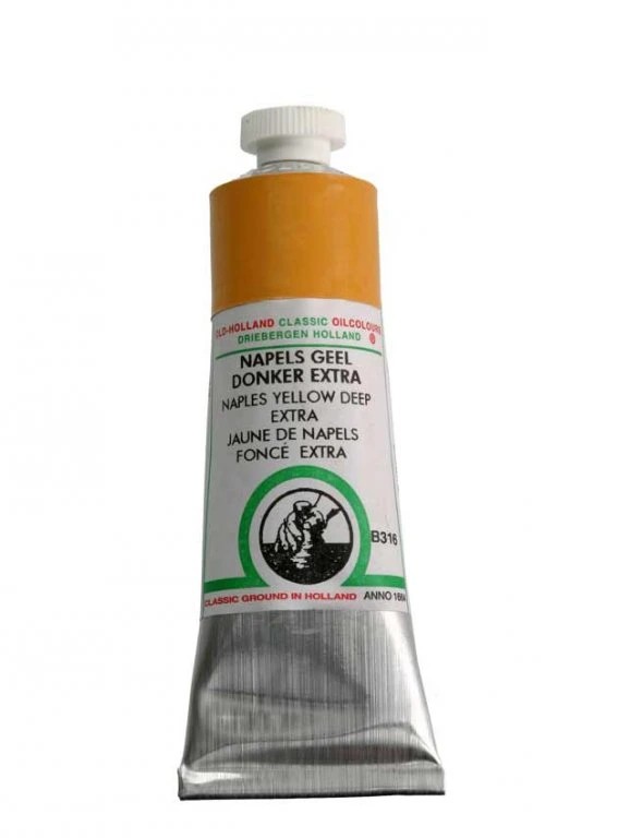Olejová barva Old Holland B316 Naples yellow deep extra - Objem barvy OH B: 125 ml