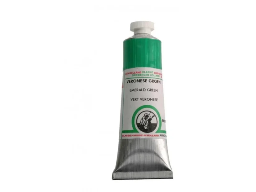 Olejová barva Old Holland B274 Emerald green - Objem barvy OH B: 225 ml