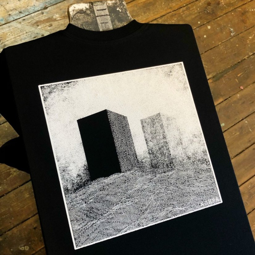 Long sleeve tshirts for NOHRR screenprinted with PERMASET Supercover Inks by Hunk Print in Sheffield UK web ready scaled