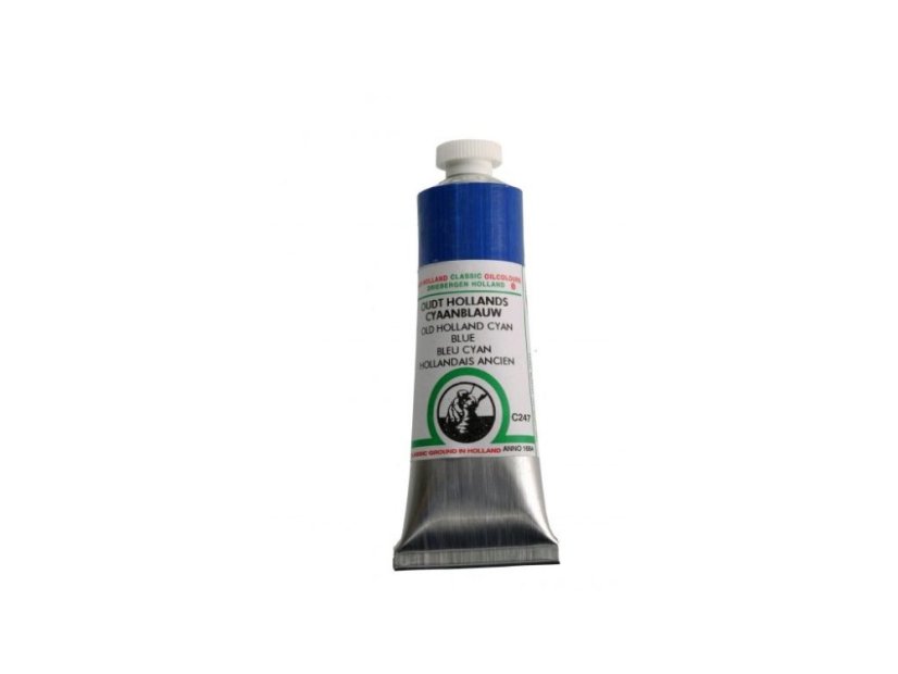 Olejová barva Old Holland C247 Old Holand Cyan Blue - Objem barvy OH C: 40 ml