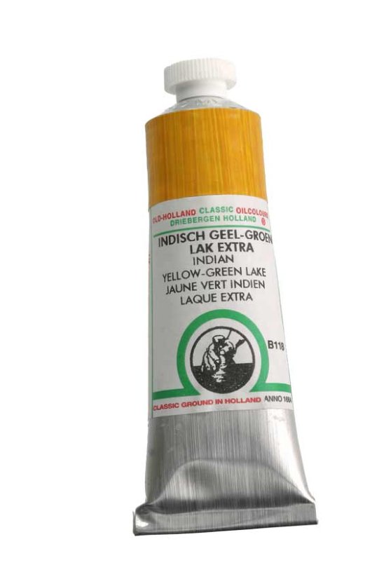 Olejová barva Old Holland B118 Indian yellow-green lake extra - Objem barvy OH B: 125 ml