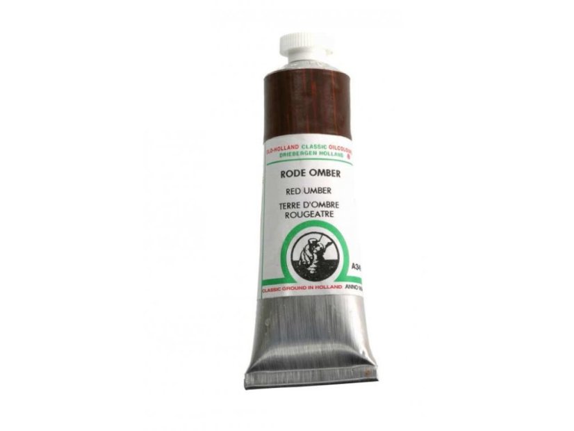 Olejová barva Old Holland A349 Red umber - Zvolte variantu: 125 ml
