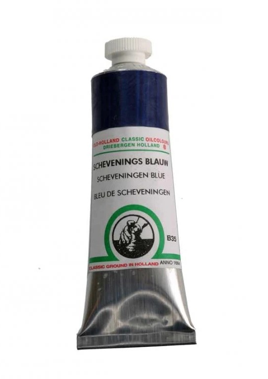 Olejová barva Old Holland B35 Scheveningen blue - Objem barvy OH B: 125 ml