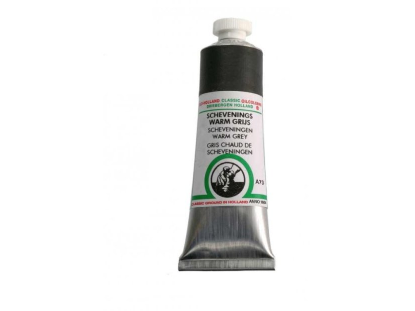 Olejová barva Old Holland A73 Scheveningen Warm Grey - Zvolte variantu: 40 ml