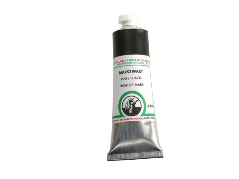 Olejová barva Old Holland A370 Mars black - Zvolte variantu: 40 ml