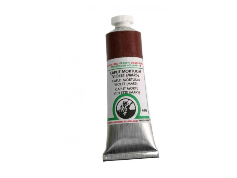Olejová barva Old Holland A66 Caput mortum violet (mars)