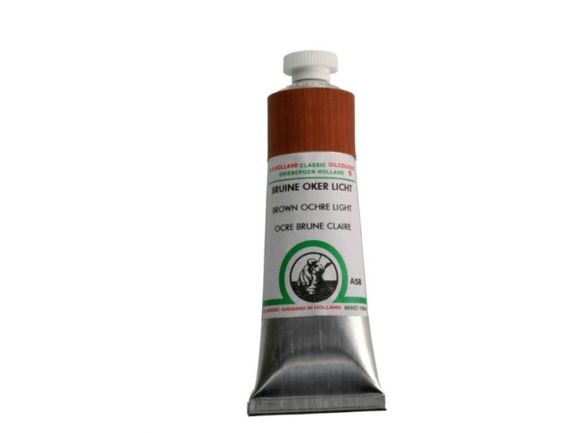 Olejová barva Old Holland A58 Brown ochre light - Zvolte variantu: 125 ml
