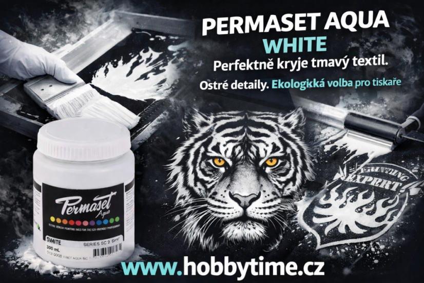 Permaset silně krycí bílá - ML: 15 L