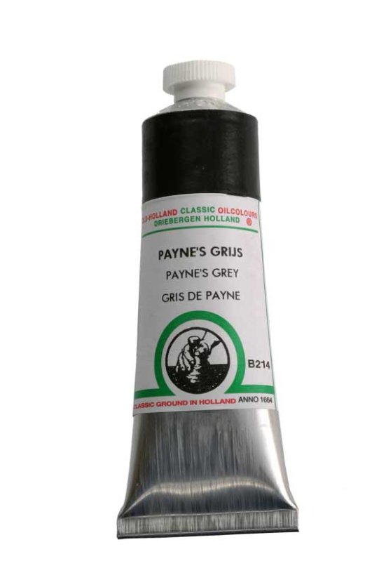 Olejová barva Old Holland B214 Paynes grey - Objem barvy OH B: 125 ml