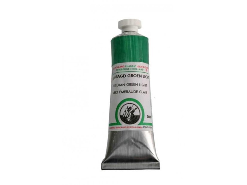 Olejová barva Old Holland D46 Viridian green light - Objem barvy OH D: 40 ml