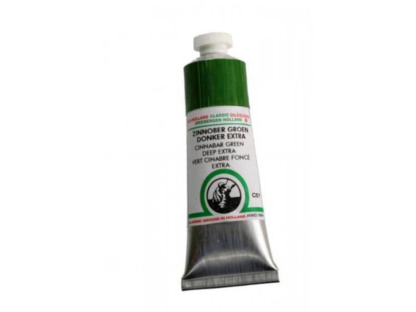Olejová barva Old Holland C51 Cinnabar Green Deep Extra - Objem barvy OH C: 40 ml