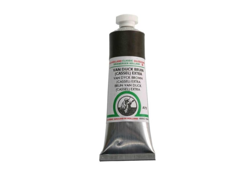 Olejová barva Old Holland A72 Van Dycke brown - Zvolte variantu: 40 ml
