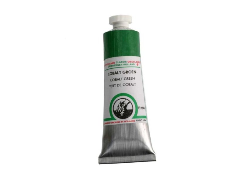Olejová barva Old Holland E268 Cobalt green - Objem barvy OH E: 225 ml