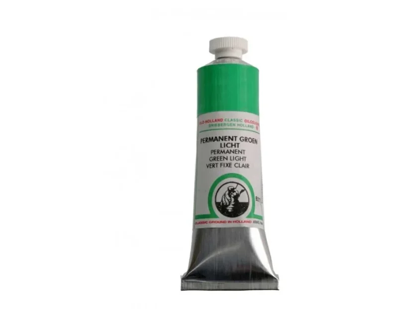 Olejová barva Old Holland B277 Permanent green light - Objem barvy OH B: 125 ml