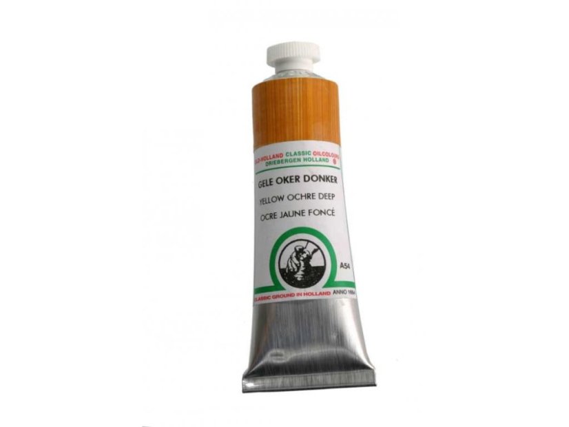 Olejová barva Old Holland A54 Yellow ochre deep - Zvolte variantu: 225 ml