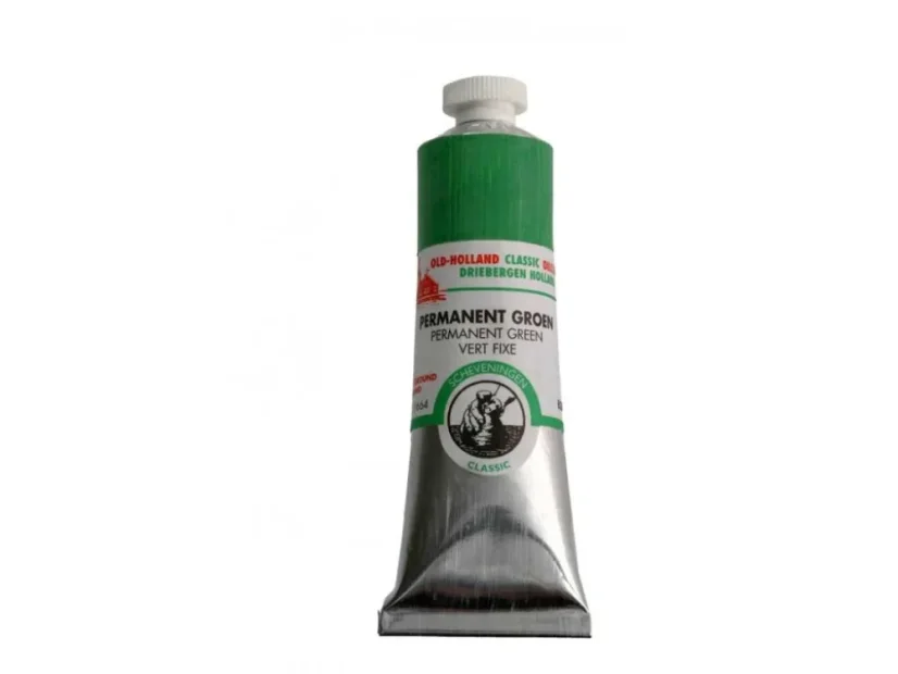 Olejová barva Old Holland B289 Permanent green - Objem barvy OH B: 40 ml