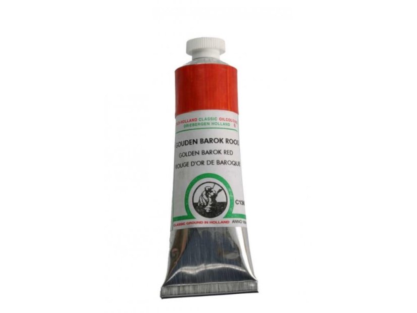 Olejová barva Old Holland C136 Golden Barok red - Objem barvy OH C: 225 ml