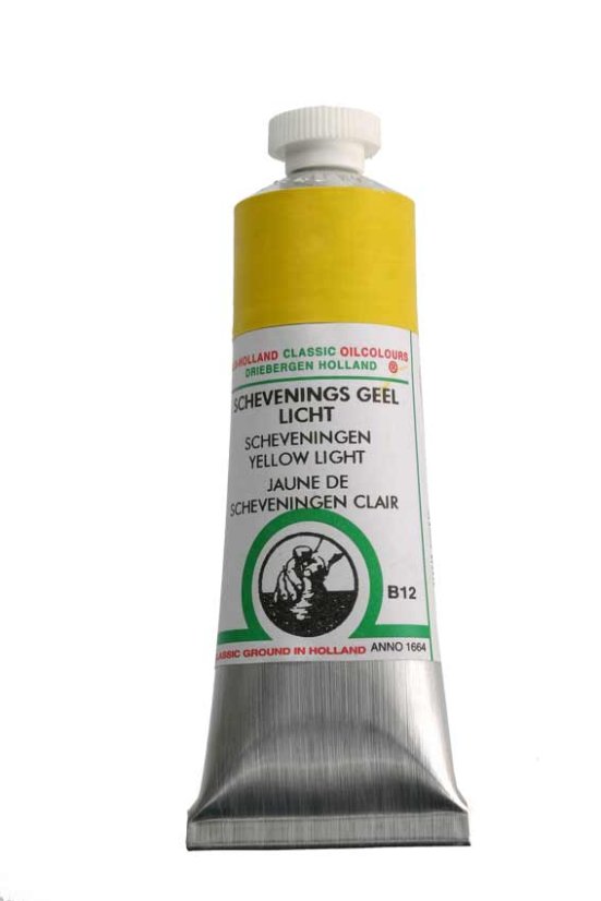 Olejová barva Old Holland B12 Scheveningen yellow light - Objem barvy OH B: 125 ml