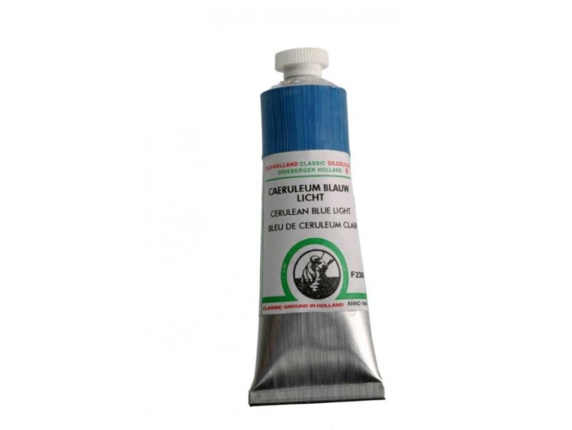 Olejová barva Old Holland F238 Cerulean blue light - Objem barvy OH F: 125 ml